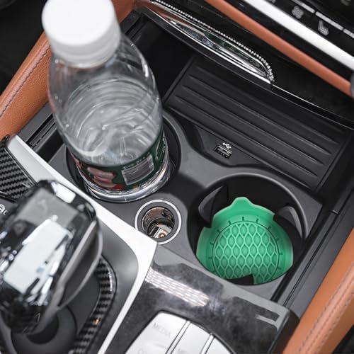 Zpana 4PCS Car Cup Holder Coasters, Silicone Non-Slip Vehicle Cup Recessed Mats - Image 4