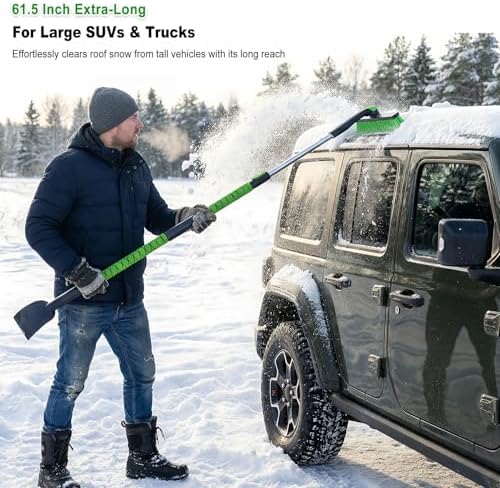 SEAAES 61.5 Inch Long Snow Brush - Image 2