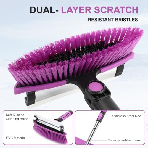 COMOWARE Snow Brush, Extendable Ice Scrapers - Image 5