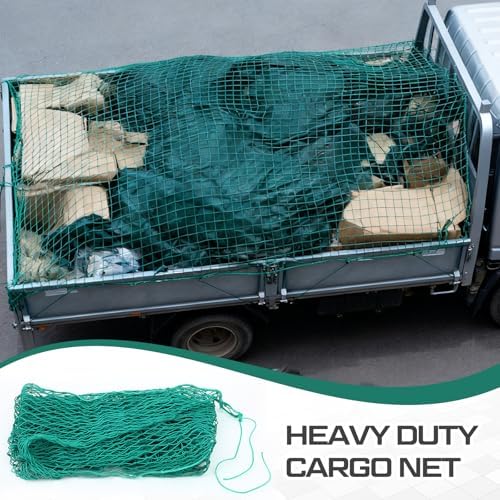 SATINIOR 24 x 12 ft Heavy Duty Cargo Net Truck Bed Network Cover - Image 5