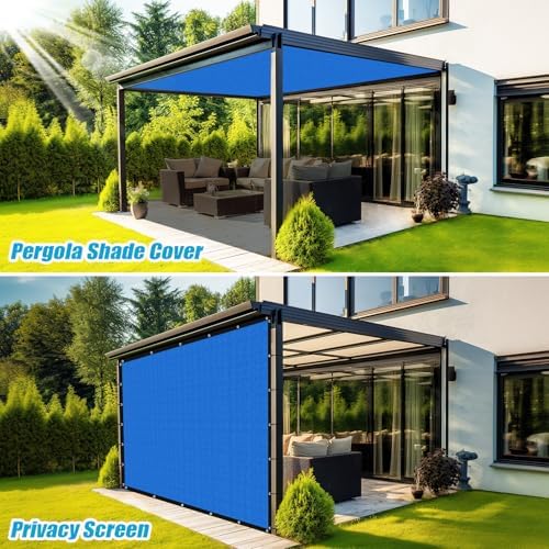 Amagenix 90% Pergola Shade Cover 7' X 20' Sun Shade Cloth - Image 5