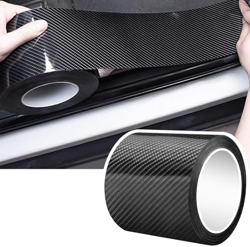 DGSL Car Door Edge Guards Door Sill Protector, 2.7In x 16.4Ft 5D Carbon Fiber by DGSL