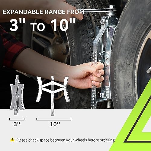 RVMATE RV Camper Wheel Chock Stabilizer Scissor, X Chocks 2 Packs - Image 5