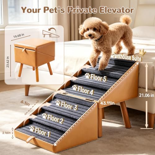 Pet Ramp for High Beds 21.06" Tall - Image 2