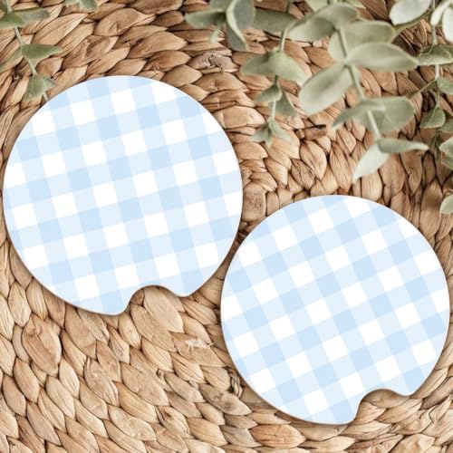 Ceramic Car Coasters – Absorbent Car Cup Holder Coaster Set - Image 7
