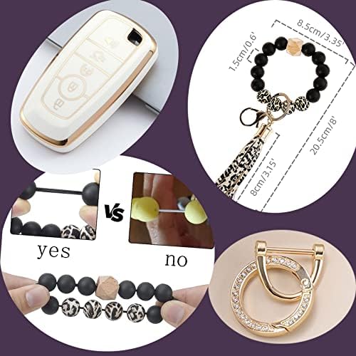 Car Key Fob Cover with Premium Wristlet Fits - Image 4