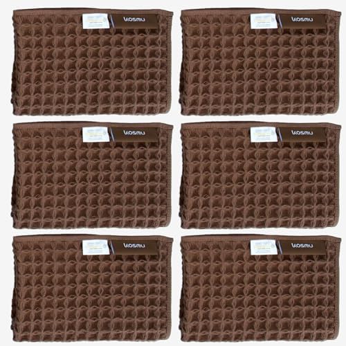 Luxury Organic Japanese Cotton Waffle Bath Towel | Thick, Quick Dry Bathroom by KOSMU