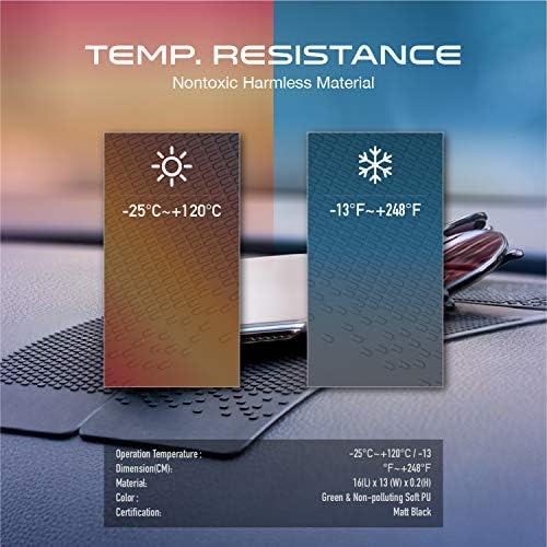 Car Dashboard Non Slip Mat, JIMISHA Anti Slip Pad, Anti Slide Sticky Dash Pad - Image 4
