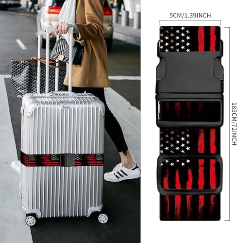 Luggage Straps for Suitcases, Heavy Duty Travel Belt - Image 3