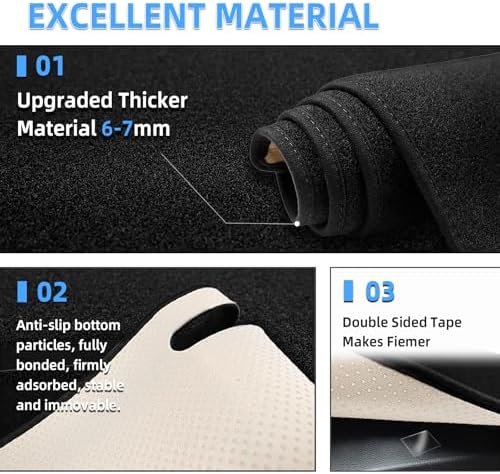 SKYLOTEC Dash Cover for Nissan Kicks 2018-2023 2024 - Image 3