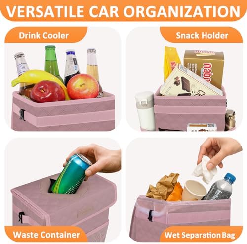 Vankor Car Trash Can with Lid Leak Proof Car Accessories - Image 6