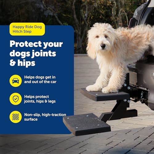 PetSafe Happy Ride PupSTEP HitchStep Dog Stairs, Folding Steps - Image 3