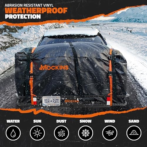 Mockins 60"x24"x6" Heavy Duty Trailer Hitch Cargo Carrier w/ 500 Lbs. Cap - Image 5
