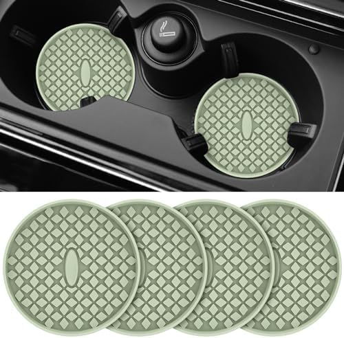 ME.FAN Car Cup Coasters Silicone Car Coasters/Cup Mats, Non-Slip Recessed Car by MEFAN