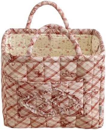 Storage Basket Boho Fabric Large Collapsible Floral Laundry Nursery Hamper by Ankick