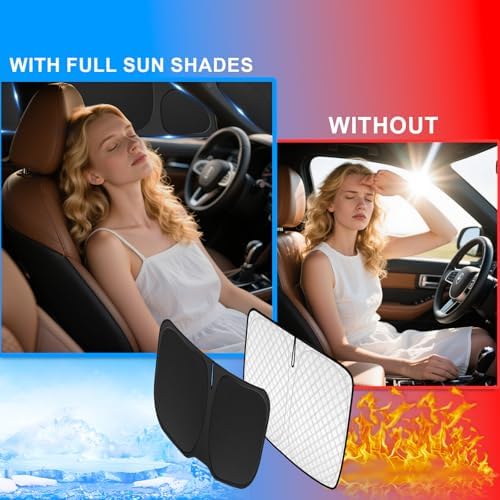 KMF 8pcs Thicken Sun Shades Custom Fit - Image 3