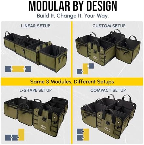 Extra Large Car Trunk Organizer System, Modular & Collapsible - Image 2