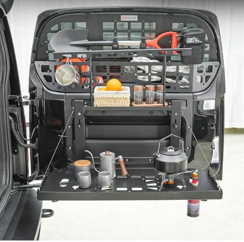 for Land Rover Defender 90/110/130 2020-2025 Tailgate Storage Rack Folding by Unknown
