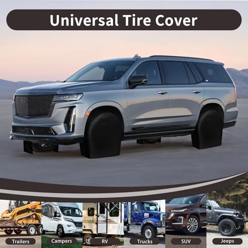 PureFit Universal Tire Covers Set of 4, Fits 27"-29" Inch Tire - Image 6