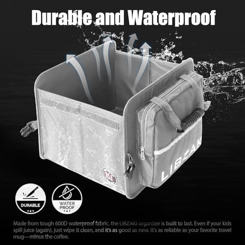 LIBZAKI Car Trunk Storage Organizer, Collapsible Trunk Storage Box - Image 2