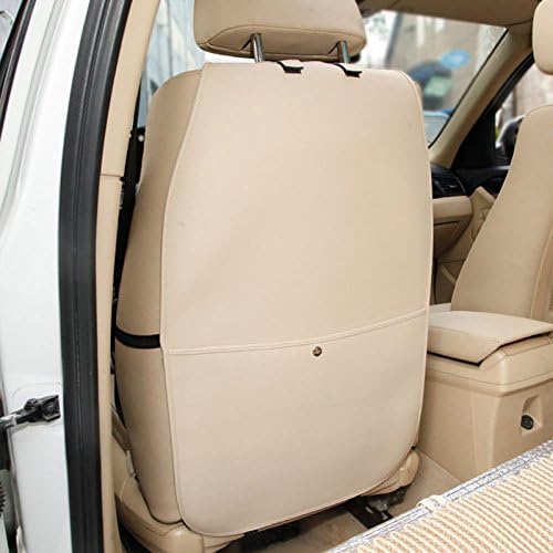 HCMAX 2 Pack Kick Mat Car Seat Back Protector Waterproof Easy to Clean - Image 2