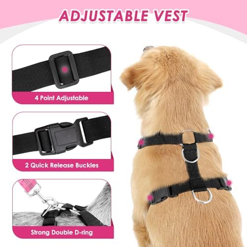 Lukovee Dog Car Harness Seat Belt, Harness & Seatbelt - Image 4