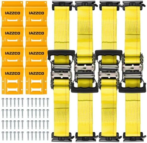 UTV Wheel Chock Tie Down Kit, 4500lb Break Strength by IAZZCO