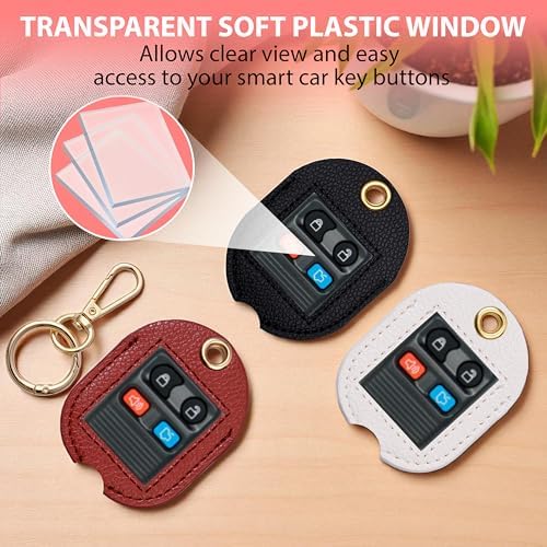 Leather Remote Key Fob Sleeve for Broken Car Key Loop Replacement - Image 4