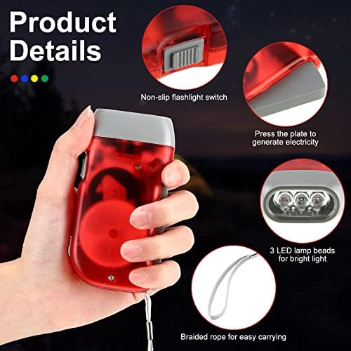 Treela 36 Hand Crank Flashlights - Image 3