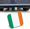 Ireland Flag Trailer Hitch Tube Cover Plug Cap, Irish National Flag Lightweight by Beabes