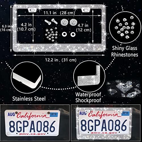 NBTEPEM 27 PCs Bling Car Accessories Set - Image 4