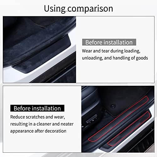 SINGARO Car Door Threshold Protection, Door Width 23.6x2.36inch Car/SUV - Image 5