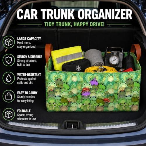 Butterfly Car Trunk Organizer 20L Fold Auto Storage Basket - Image 2