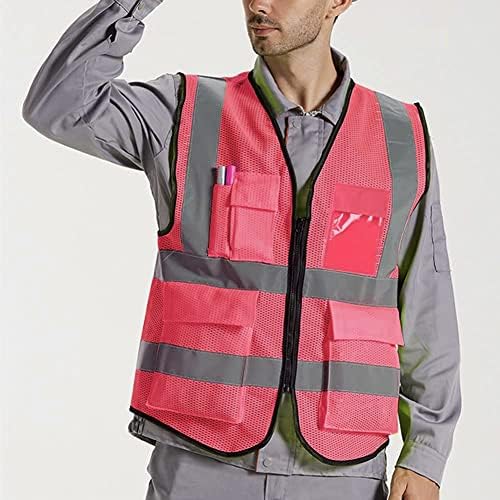 XIAKE Reflective Safety Vest for Men & Women High Visibility Class 2 Vest - Image 2