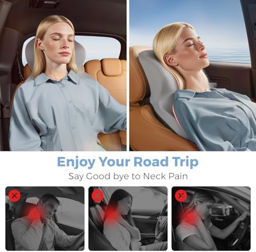 BEBAS Car Headrest Pillow, Ergonomic Neck Pillow - Image 5