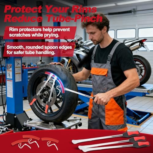 38 PCS Tire Spoons Tool Set, Premium Tire Irons Tire Changing Kit - Image 3