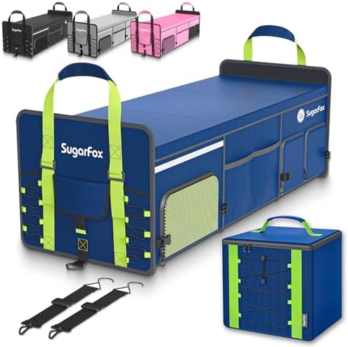 SugarFox Bold Color Block Trunk Organizer | 95L by SugarFox