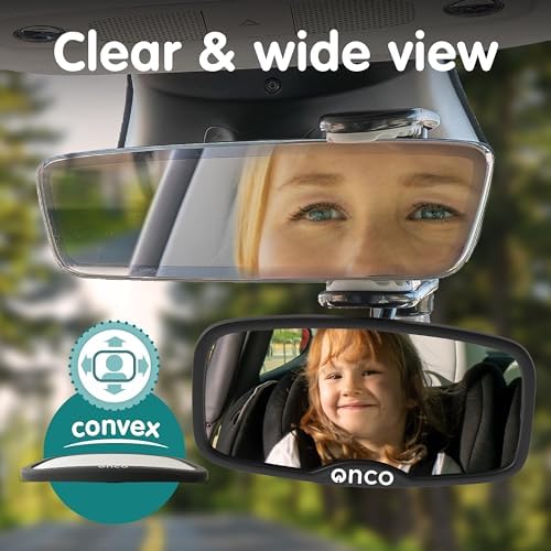 Onco Baby Car Mirror for Forward Facing Seats - Image 2