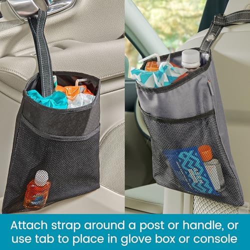 High Road Compact Hanging Car Trash Bag - Image 5