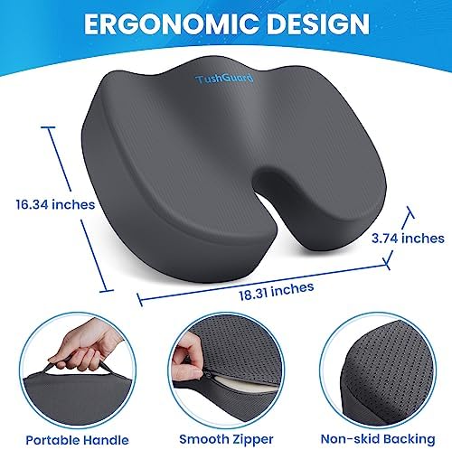 TushGuard Memory Foam Seat Cushion - Image 2