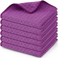 Homaxy Microfiber Waffle Weave Kitchen Dish Cloths, 6 Pack by Homaxy