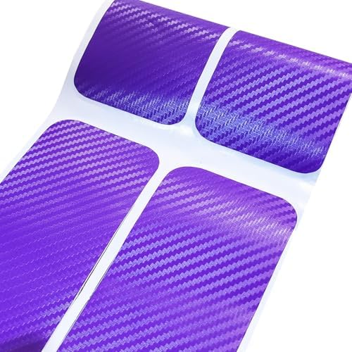 4PCS Car Door Sill Protector 3D Carbon Fiber - Image 4