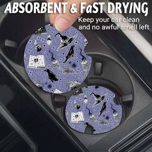 Yonlevres Car Coasters for Cup Holders, 2 Pack Magic - Image 2