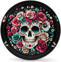 Skull Spare Tire Cover 17in Spare Wheel Covers Tire Storage Cover by YoYoYuchong