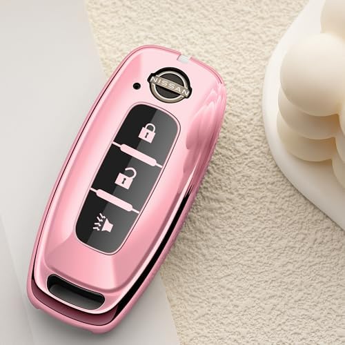 for Nissan Key Fob Cover 3 Buttons Car Key Case Sentra Kicks Pathfinder Rogue - Image 5