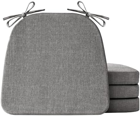 IASEAHK Chair Cushions for Dining Chairs Set of 4, Non Slip Kitchen Chair Pads by IASEAHK