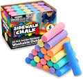 JOYIN 24 PCS Washable Sidewalk Chalks Set Non-Toxic Jumbo Chalk by JOYIN
