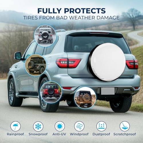 GENANY Golden Retriever Spare Tire Cover Size 15 - Image 3