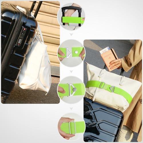 TOOVREN 2-in-1 Travel Belt for Luggage Straps Add a Bag Bungees Suitcase - Image 3