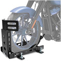 ECOTRIC Motorcycle Wheel Chock Trailer, Adjustable Motorcycle Front Tire by ECOTRIC